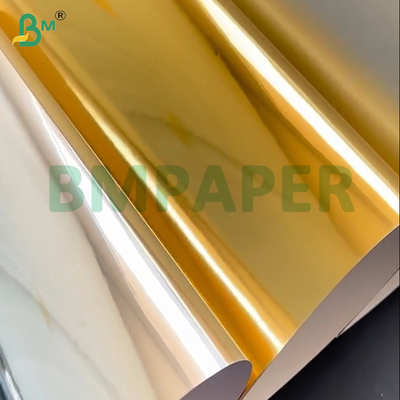 Metalen goud kartonnen papier 250 gram 92 lb Spiegel afwerking oppervlak