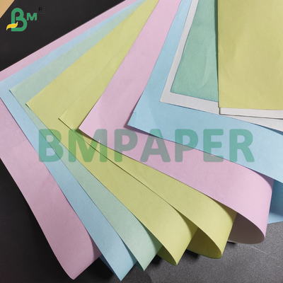 Scherp beeld koolstofvrij papier probleemvrij NCR-papierrolletjes Meerdere kleuren