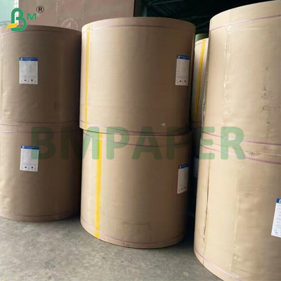 Recycled 70gm 85gm enkelzijdig gemetalliseerd zilveren kraftpapierrol