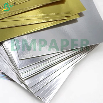 240 gm Metalen Glanster Glanster Zilvergoud Kleur Metalliserd Papier Voor VIP-kaarten Certificaten Elektronische verpakking