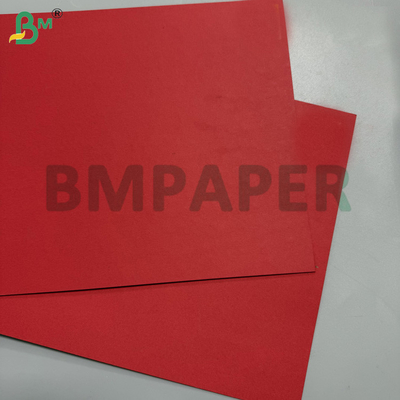 120 gsm - 400 gsm Dubbelzijdig briljant rood karton voor high-end verpakkingen
