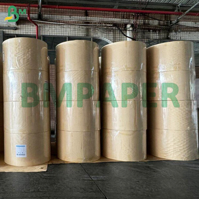 Gestript Kraftpapier Textuur 40 gsm Eenzijdige machine geglazuurd glanzend Voor verpakking