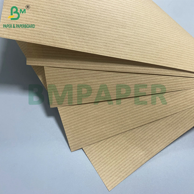 Houtpulp gestreept 60 g 70 g bruin rood kraftpapier voor kartonpapier