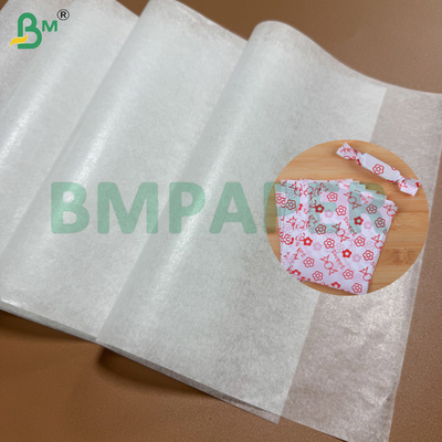 30 gm Waasbedekte witte basispapier voor het verpakken van snoep 900 mm 1050 mm