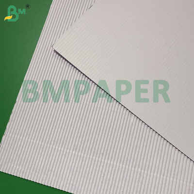 Witte Mic-Golfkarton Rollen 100cmx50m, 2 Lagen 70gsm + 70gsm