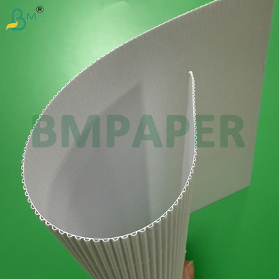 Witte Mic-Golfkarton Rollen 100cmx50m, 2 Lagen 70gsm + 70gsm