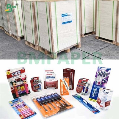 Enkelzijdige blisterverpakking wit karton 350 gram 400 gram voor heat sealing