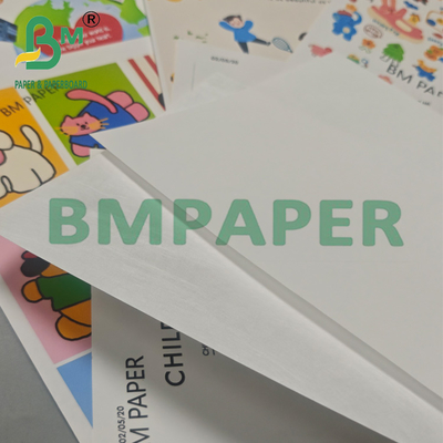 55g 1056D Wit vochtbestendige afdrukbaar papier voor etiketten en etiketten