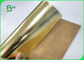 Document van vezelige Materialen Wasbaar Kraftpapier Één Zij Gouden Weerspiegelende Kleurenoppervlakte