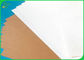 Goedgekeurd FDA ISO bleekte Wit Ambachtdocument Maagdelijke Papel Kraftpapier 60gr aan 200gram