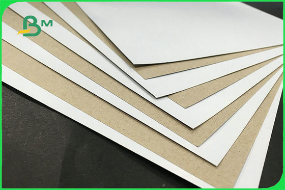 Gerecycleerd Één Kant bedekte Witte Grijze Achter Duplexraad voor Verpakkingsdoos FSC met een laag