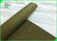 Groene kleur 0.55mm aangepast zacht wasbaar kraftpapier-document voor zakontwerp
