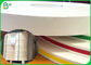 Wit Kraftpapier het Document van 60G 120G Slitted Kleurrijk Broodje Straw Wrapping Paper 28G