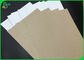 Rekupereerbare 140gsm 170gsm Wit Clay Coated Kraft Back Board voor Document Kophouder