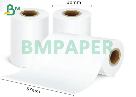 48gsm 57mm * 30m Wit Thermisch Document OEM voor Supermarktkassa