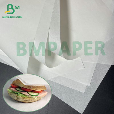 34 gm 40 gm 45 gm Wit of bruin vetvrij papierrolletje voor het verpakken van broodjes