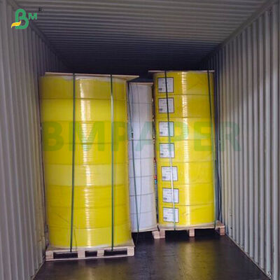 White Blue Yellow 78-85g Carbonless Copy  Paper 214mm 305mm 650mm In Roll
