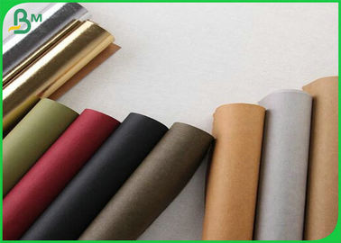 Verschillende Kleur 0.55MM Wasbaar Kraftpapier-Stoffenbroodje voor het Maken van Handtassen