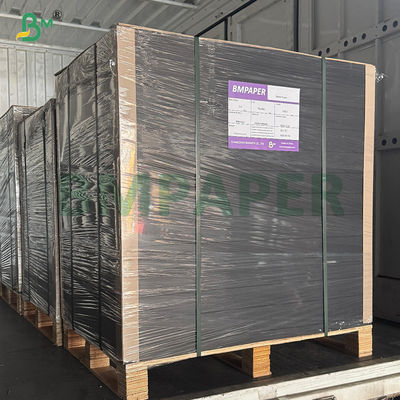 120 gram Gladde Textuur Hoge Stijfheid Zwart Papieren Vel