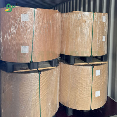 Eenzijdig glanzende 70 GSM witte natsterkte papieren rol voor bieretiket