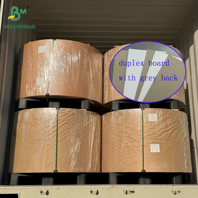 250gsm 300gsm Klei Gecoat Duplex Board Grijs Achterkant Voor Pakket 27.25x28inch