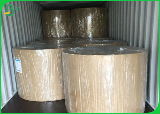 FSC verklaarde Gerecycleerde 50GSM AAN Bruin Kraftpapier de Voeringsdocument van 160GSM voor Verpakking