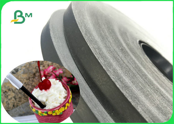 60gsm het Document van Slitted van de voedselrang Voor het drukken geschikt Zwart Broodje voor het Drinken FDA FSC