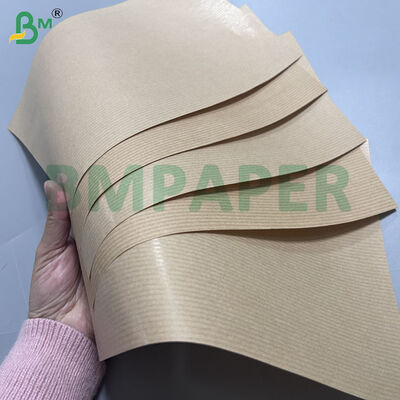 30 gsm 32 gsm Bruin Kleur MG Ribbed Kraft Papier Voor Voedselverpakking 700 mm 800 mm