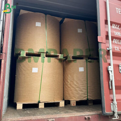 Niet gebleekt machineverglasingsverpakkingspapier Bruin 1000 mm Breedte rol 35 gm