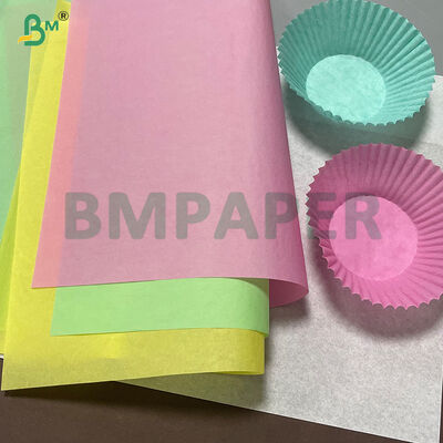 Vetvrij Wit Koffie Geel Groen Cupcake Liner Muffin Papier Voor Bakken