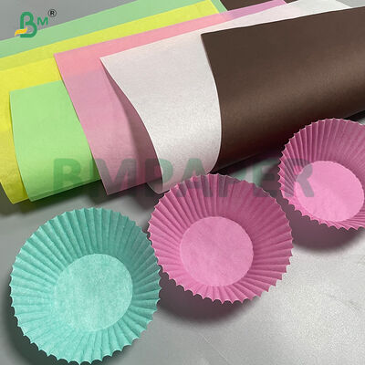40 gram hoogtemperatuurbestendige cupcake oven bakpapier voor kleine cakeplaten