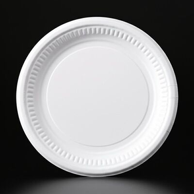 PET-coating eetschaal van papier, wit, voor voedsel