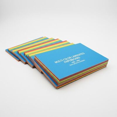 Multi - Color Laminated Karton 1mm - 3mm Voor Displays Verpakkingen