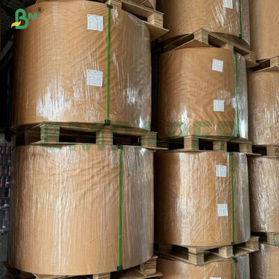100% Maagdelijke Houtpulp Machine Glanzend Kraftpapier Rol 40-60G