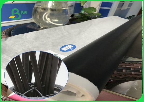 van het het Strovoedsel van 60gsm 120gsm keurde het Zwarte de Rangdocument Broodje met FSC Biologisch afbreekbaar FDA-Document goed