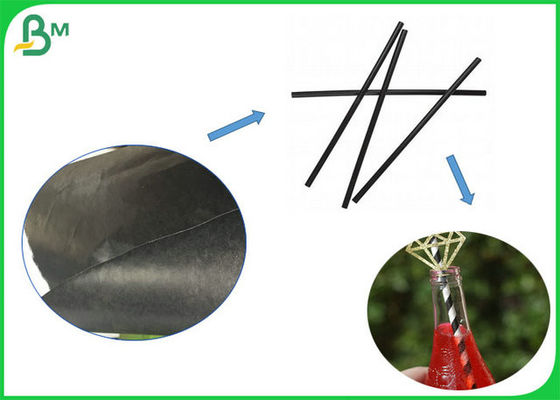 van het het Strovoedsel van 60gsm 120gsm keurde het Zwarte de Rangdocument Broodje met FSC Biologisch afbreekbaar FDA-Document goed