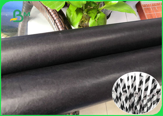 80G 135G Enkelzijdig Vol Zwart Kleur Bedrukbaar Stro Papier Rol