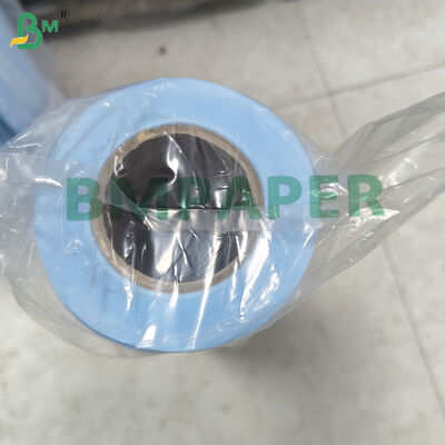 Helderblauwe tweezijdige papierrol 80 gram voor architectuur