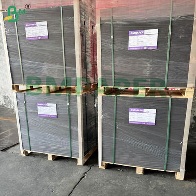Zwart kartonplaat gelamineerd kartonpapier 1 mm - 3 mm