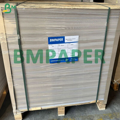 1.0 mm Karton Duplex Blanco Grosor 700 mm 750 mm x 1000 mm, wit bekleed met grijze rug