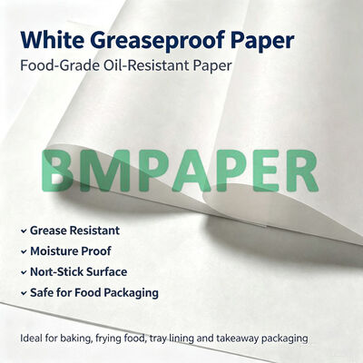 45 gram vetvrij papierrolletjes Breedte 565 mm, wit bruin Food Grade Kit 3 - 10