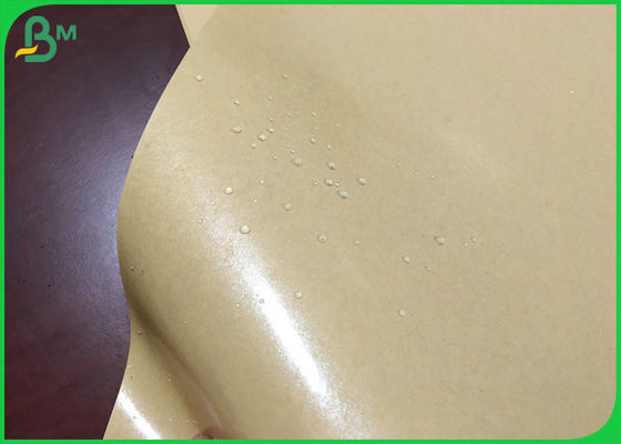 787mm 250g bruin kraftpapier met 15g PE-coated voor pizza doos oliebestendig