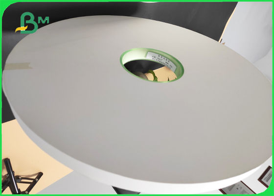 Witte Kleur 27mm van hitte Verzegelbare Straw Wrapping Paper 28gsm Breedte