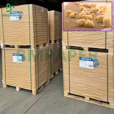 90 gram 110 gram Bruin waterblad kraftpapier voor landbouwgebruik 75 cm 90 cm spoel