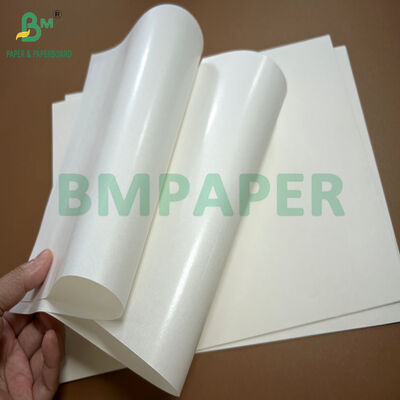60gsm 70gsm Gecoat 1 zijde Wit Machine Glanzend Kraftpapier Voor Suikerverpakking 60cm 72cm