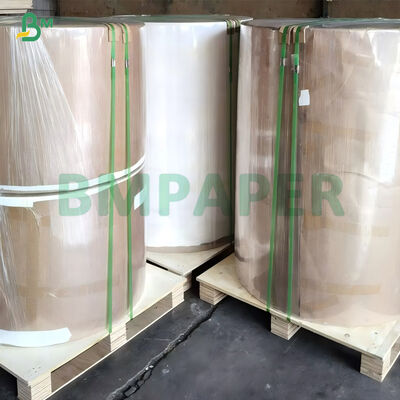 Witte half uitbreidbare 50lb 55lb Food Grade Stretch Wrapping Paper voor fruitverpakkingen